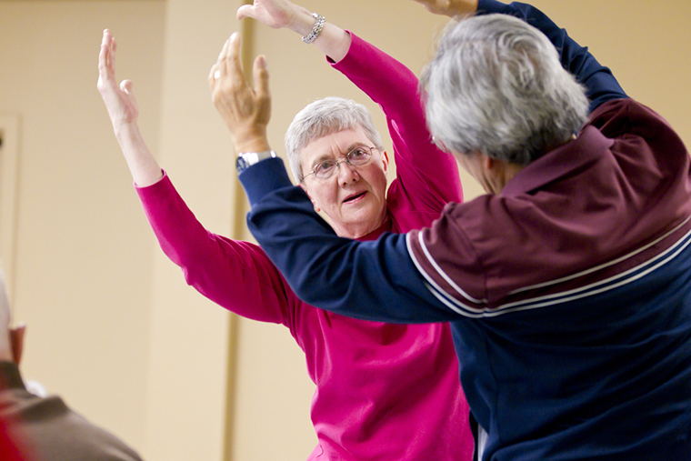 Students in Hubbard Street Dance Chicago’s Parkinson’s Project use specialized techniques to ease symptoms and artistically express themselves as part of Hubbard Street’s new Adaptive Dance department.  Two new adaptive dance programs were developed after more than a year of discussions and consultations with experts on autism.