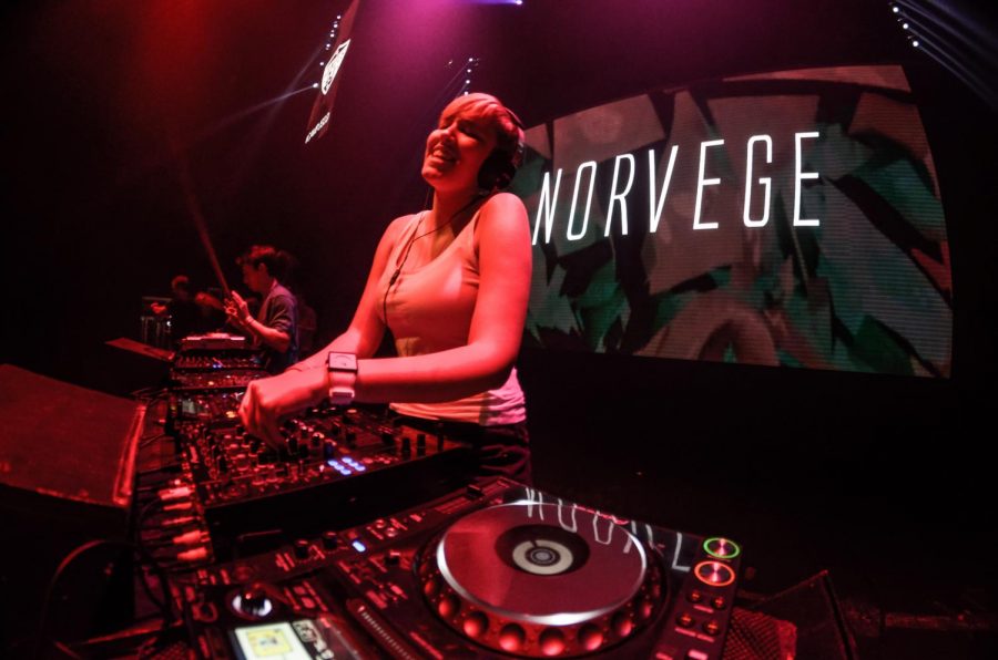 Jill Strange, a senior cinema art + science major, is making a statement in the male-dominated DJ industry under her stage name Norvège.