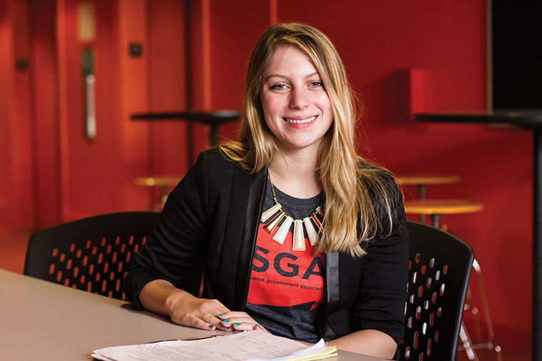 Sara Kalinoski, a sophomore science & mathematics major, has been elected as this year’s Student Government Association president. Kalinoski said she has plans for capturing the student voice, fostering collaboration throughout the college, making Columbia more affordable for students and educating the college community about SGA.