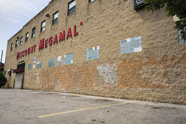 Discount Megamall, located at 2500 N. Milwaukee Ave.