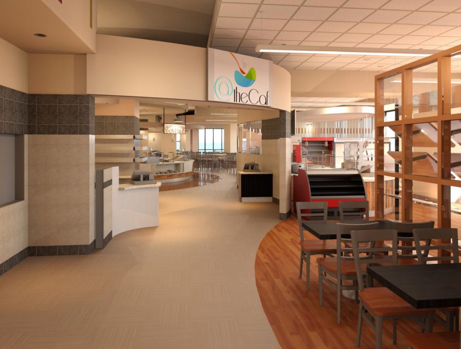 The UC’s cafeteria is being completely remodeled in order to reflect the building’s new food service company. 