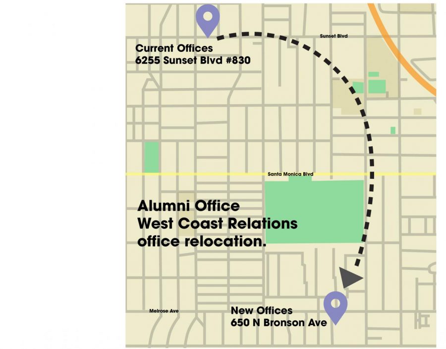 West Coast alumni office changes location