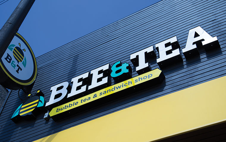 Bee & Tea opened its second location at 818 W. Fullerton Ave. on April 3. The new location serves asian food like baos, sandwiches, frozen yogurt and salads. 