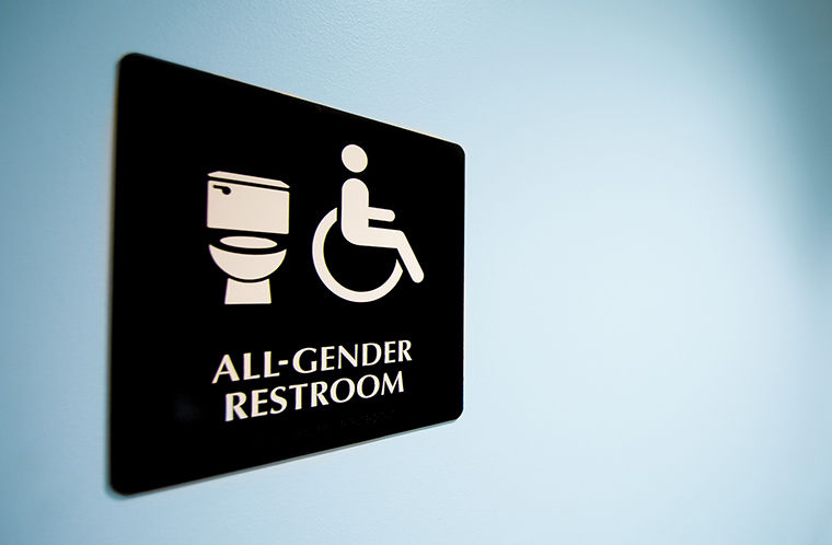 There are currently 18 buildings on campus with all-gender restrooms, according the college’s website 