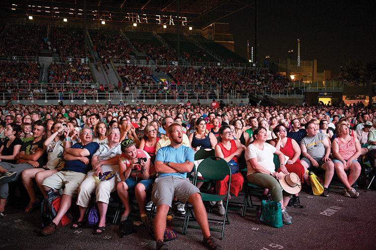 More than 10,000 audience members enjoyed the Internet Cat Video Festival’s reel at the 2013 Minnesota State Fair.