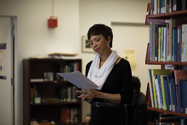 At the Jazz Initiative’s event, Bobbi Wilsyn, the coordinator for voice and choral ensembles at the college, spoke about influential women in jazz. 