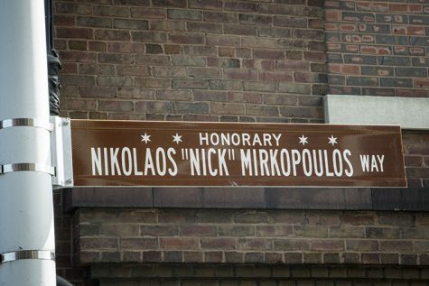The late Nikolaos Mirkopoulos gets a street named after him for his legacy of establishing Cinespace. 