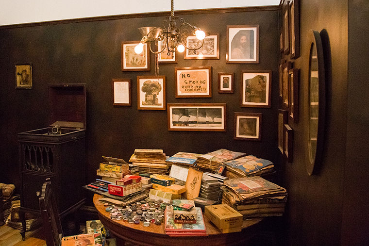 Intuit took possession of the contents of Henry Darger’s living space in 2000, which it has compiled in its Henry Darger Room.