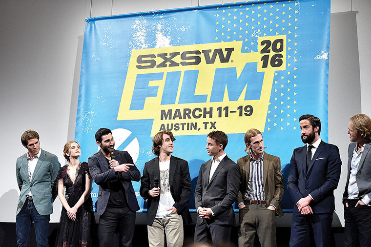 The cast of “Everybody Wants Some!!” attended a screening of its film during the 2016 SXSW Music, Film + Interactive Festival at The Paramount Theatre March 11 in Austin, Texas. 