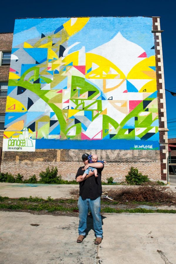 Justus Roe, a 2008 interactive arts & media alumnus; Don’t Fret, a photography alumnus; and Ruben Aguirre, a 2002 art + design alumnus, all said they are excited to return to Columbia to create murals on a large scale for Big Walls. 