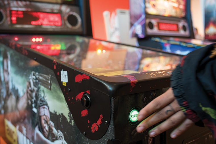 Columbia’s “Skillshot” exhibit allows students and artists to play pinball and display work that shows the machines’ functions and  artistic value according to Mark Porter, exhibition coordinator. 