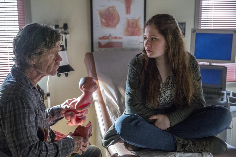 ‘Shameless,’ starring Emma Kenney as one of the six Gallagher children and William H. Macy as father Frank Gallagher (pictured above), premieres its seventh season on Showtime Oct. 2. 