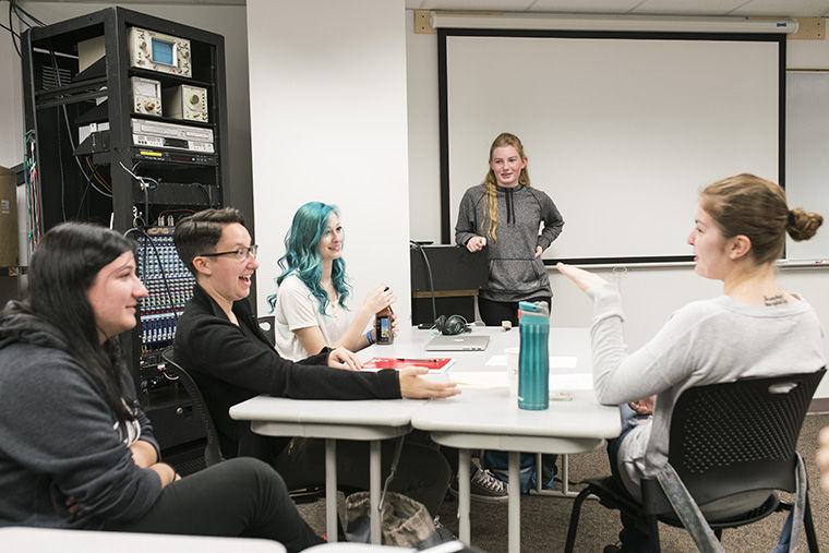 New student organization Women is Audio was co-founded by junior audio arts & acoustic major Kendra Searl. Searl said the club allows women in the field to meet and encourage one another.