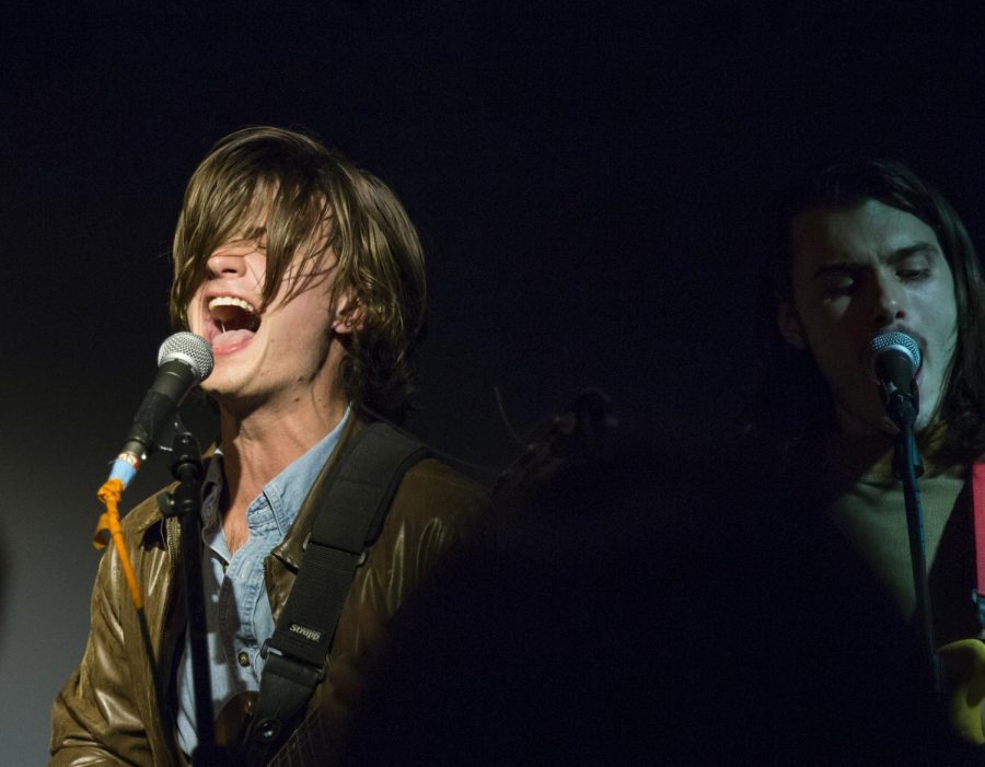 Joe Keery and Dalton Allison of Post Animal sang to a full house Oct. 13 at Virgin Hotel Chicago, 203 N. Wabash Ave. The free show had fans waiting for two hours outside—some of whom did not catch the bands hyped grunge-pop-psych set. 