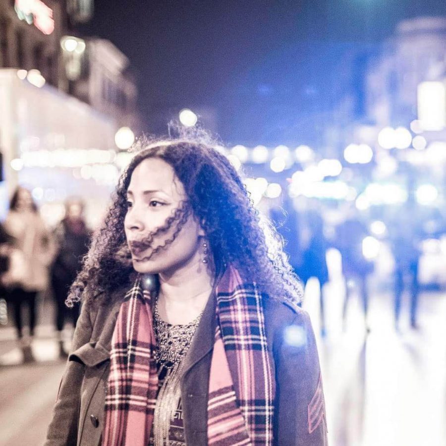 Chicago activist, writer and poet Kristiana Rae ColÓn is a supporter of black liberation against police brutality and translates her activism work to her writing and music. 