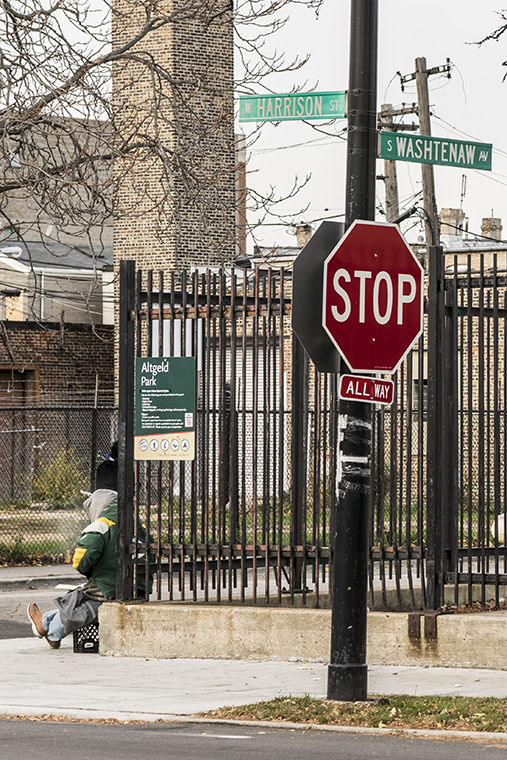 According to Illinois Sex Offenders Registry records, 13 registered sex offenders have a homeless shelter near Altgeld Park listed as their address, causing concern from locals.