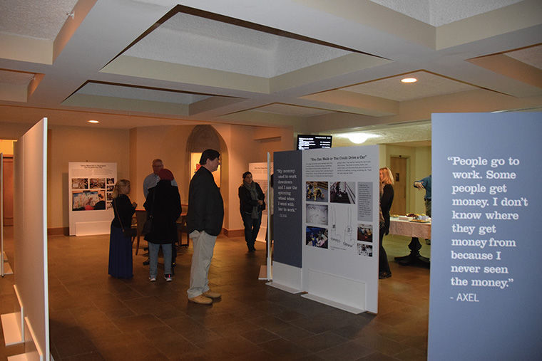 The ‘Children Connecting to the City: A Study of People, Places and Relationships’ exhibit, showcased at the Union Church of Hinsdale with help from Columbia’s Education Department, uses work made by preschool students throughout Chicago