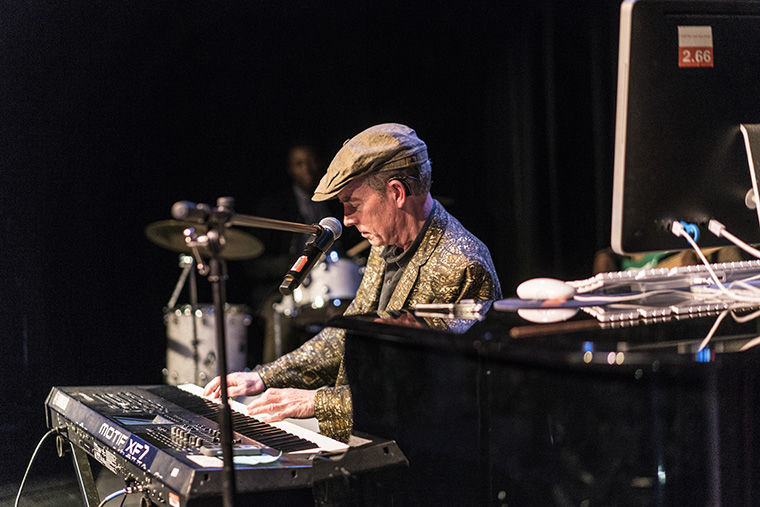Keyboard player Richard Reed, who lost his hearing after an adverse reaction to antibiotics, told the story of his struggle to relearn music with a cochlear implant, Feb. 1, at the Music Center Concert Hall, 1014 S. Michigan Ave. 