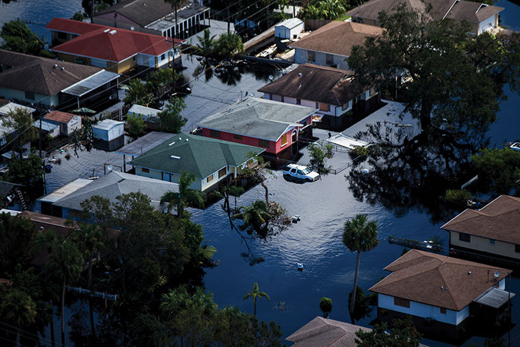 While students were safe in Chicago, Hurricane Irma hit Florida, leaving devastating damage and flooding in places like Bonita Springs.  