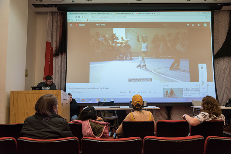 The Columbia Renegades Interest Meeting for starting a Roller Derby team on March 30 at Ferguson Lecture Hall on 600 S. Michigan Ave.