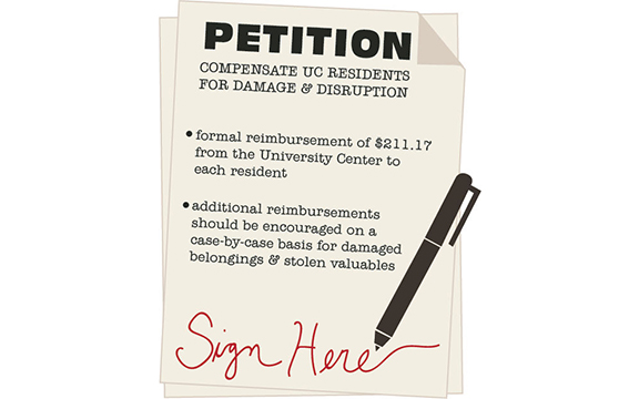 Student creates petition following UC renovation complaints