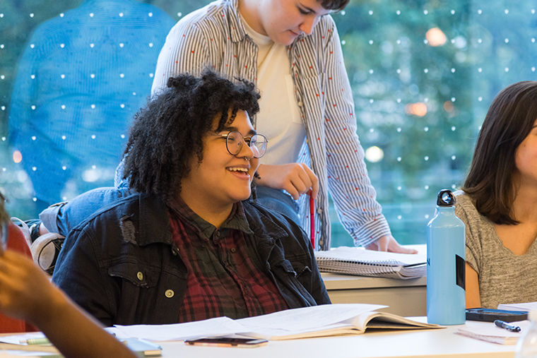 Junior poetry major Lily Someson is the Vice President of Speak Your Truth. The creative writing club meets every Tuesday from 4:30 to 6:00 PM in the Columbia Library Reading Room.