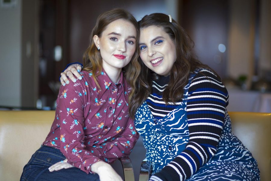 “Booksmart,” Olivia Wilde’s directorial film debut, will premiere May 24. It stars (from left) Kaitlyn Dever and Beanie Feldstein.