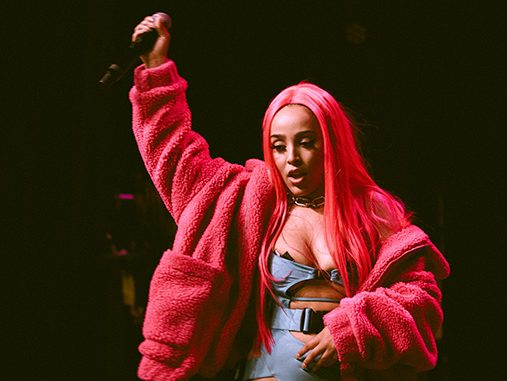 Doja Cat sold out Lincoln Hall, 2424 N. Lincoln Ave., on Friday. The Los Angeles singer and rapper had the crowd jumping to her hit song Tia Tamera, along with other songs from her album Amala.