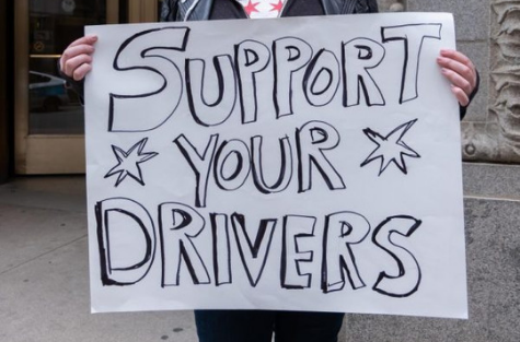 Ride-share drivers protest City Hall for higher wages