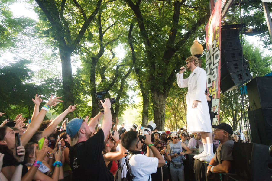 Yung Gravy performed songs from his recent album Sensational at Lollapalooza.