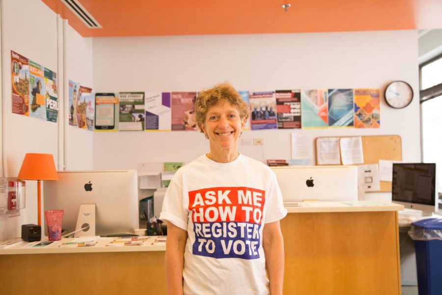 Since some combination of the Writing and Rhetoric I, II or honors courses are required for all undergraduate degrees, Associate Professor in the Communication Department Sharon Bloyd-Peshkin hopes to reach every Columbia student in voter registration efforts.