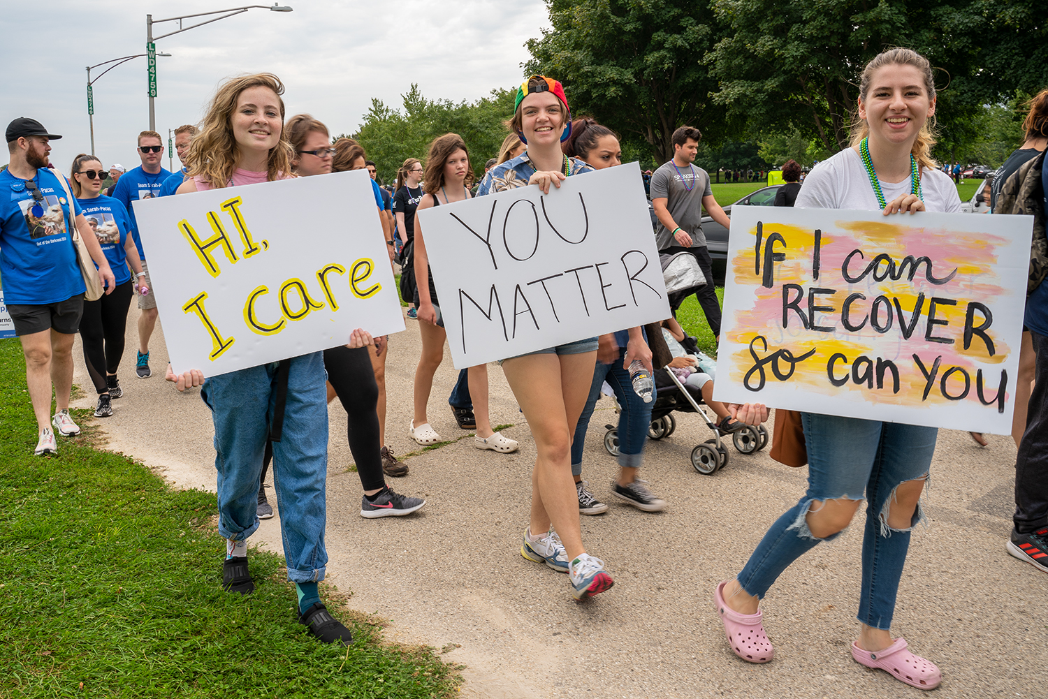 Thousands walk to bring suicide awareness ‘Out of the Darkness’ The