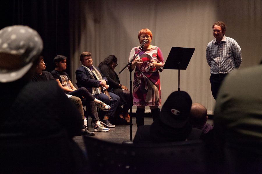 Ada Cheng produced and hosted Am I Man Enough? in the Center on Halsteds Hoover-Leppen Theatre, in collaboration with the Anti-Violence Project Oct. 17, 3656 N. Halsted St.