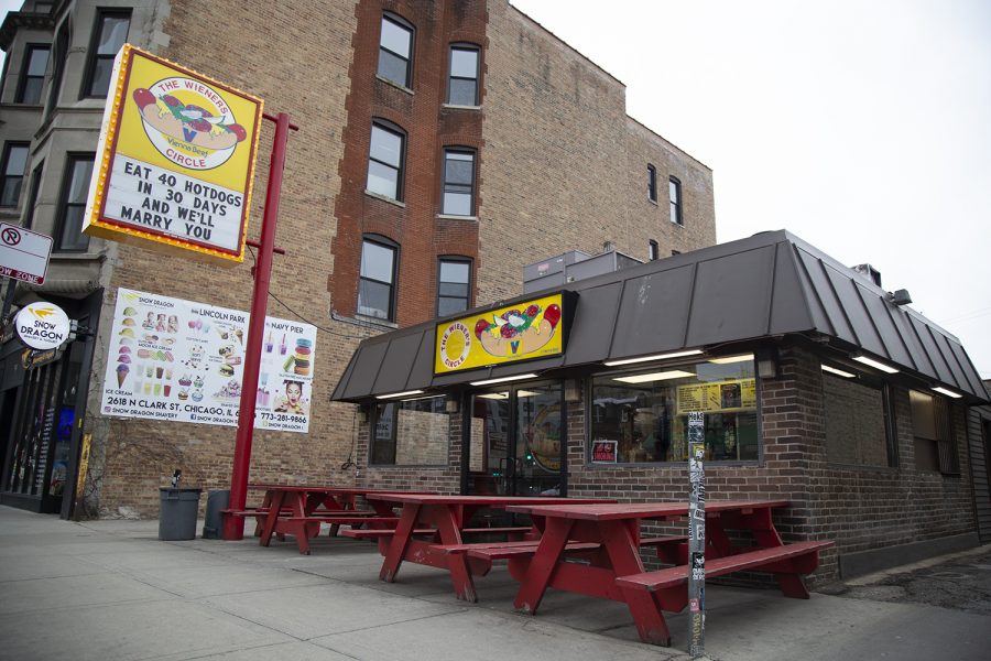 Weiner Circle, 2622 N. Clark St., is located in the Lincoln Park neighborhood of Chicago.