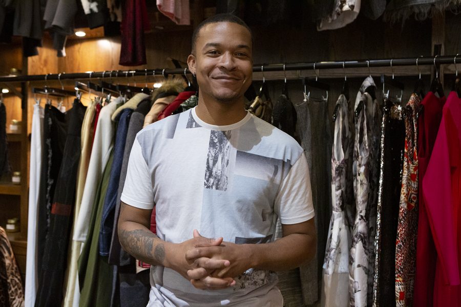 Delvin McCrays brick-and-mortar boutique for his second fashion line, REDD by Delvin McCray, inhabits the first floor of Block 37, 108 N. State St.