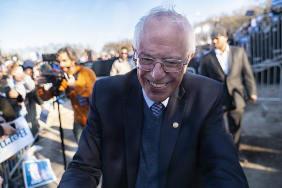 Sen. Bernie Sanders is currently the runner-up in the Democratic presidential primary with 573 delegates, as of press time, behind former Vice President Joe Bidens 664 delegates.