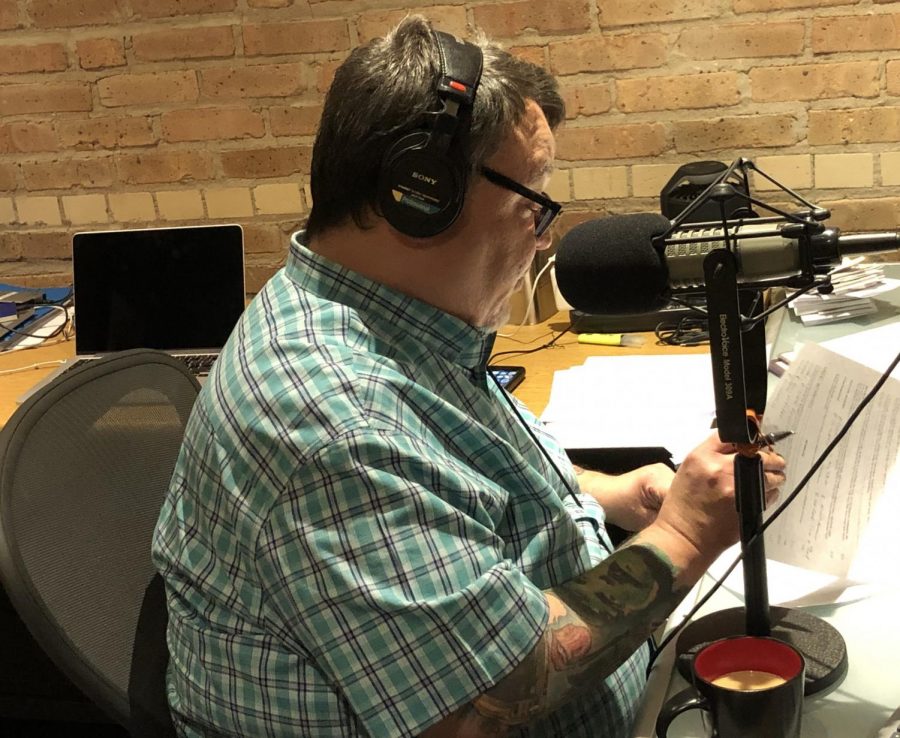 Though a different form of media, Jim DeRogatis said there is not much difference in talking on a podcast as compared to writing a story, because everything starts with writing. 