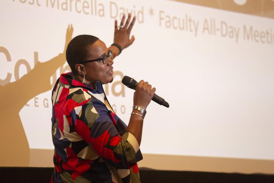 Senior Vice President and Provost Marcella David said the college intends to deliver fall courses online but is planning for alternate scenarios depending on the state of the coronavirus pandemic.