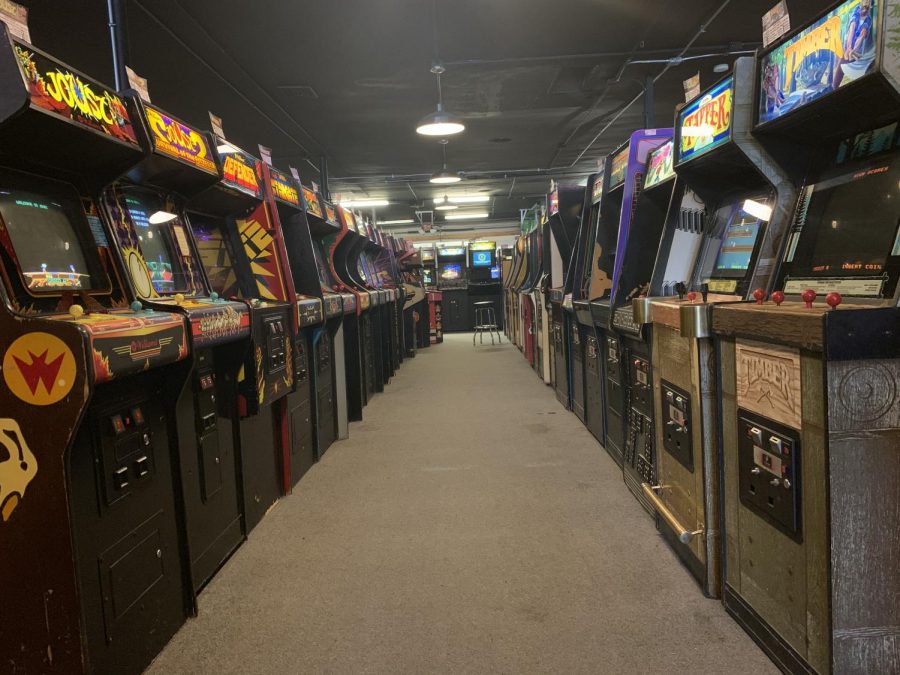 In phase four of Gov. J.B. Pritzkers five phase reopening Illinois plan, Americas largest arcade, Galloping Ghost in Brookfield, Illinois, opens its door to gamers. 