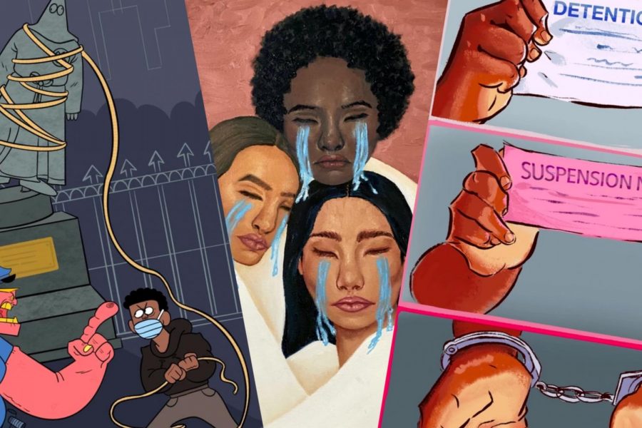 This online gallery promotes activism through student-made illustrations