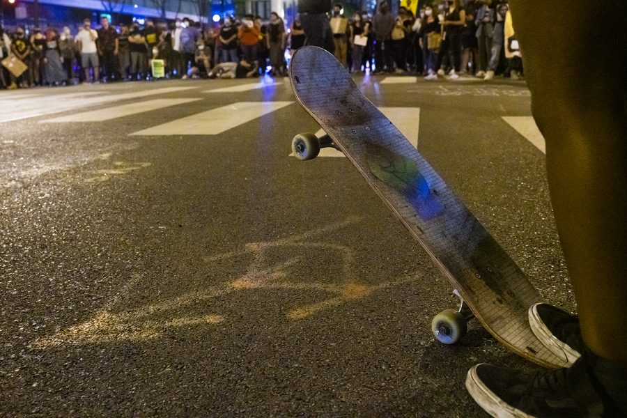 Updated: Former Columbia student charged with hitting cop with skateboard at protest