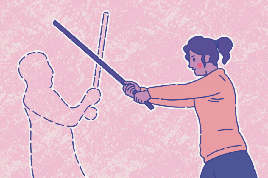 Stage combat students struggle to do battle from across the internet