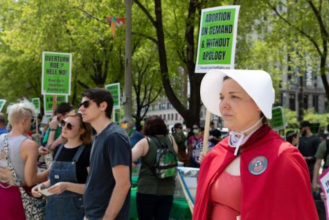 ‘Even when your voice shakes, speak the truth’: Abortion-rights demonstrations encompass downtown in wake of SCOTUS draft leak