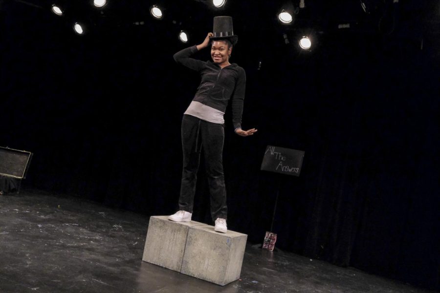 A high energy performance was put on at the Getz Theatre Center, 72 E. 11th St. In the second act, a constant blitz of odd and funny skits unraveled on stage. 