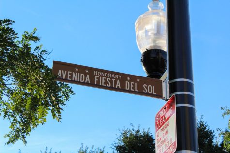 Along the intersection of Blue Island Avenue and West Cullerton Street, a section marking the start of the first Fiesta del Sol festival in the 70s is honored.