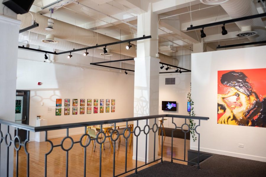The Queer Futurities gallery is shown in The Hokin Gallery at 623 S. Michigan Ave. from March 9 until April. 21. It features the work of Abby Lowenstein, Tabitha Nikolai, James Ross, Sam Szabo, Ava Wanbli and Aleida Zapata.