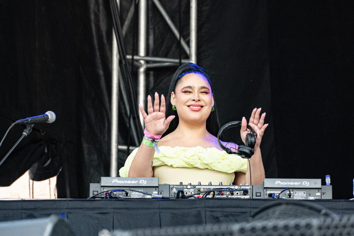Ariel Zetina, Chicago based DJ kicks off Pitchfork Music Festival day three with pumping techno beats in Union Park on Sunday, July 23, 2023. Taking inspiration from Chicago house and Belizean punta, Zetina plays a big role in the queer club scene worldwide.