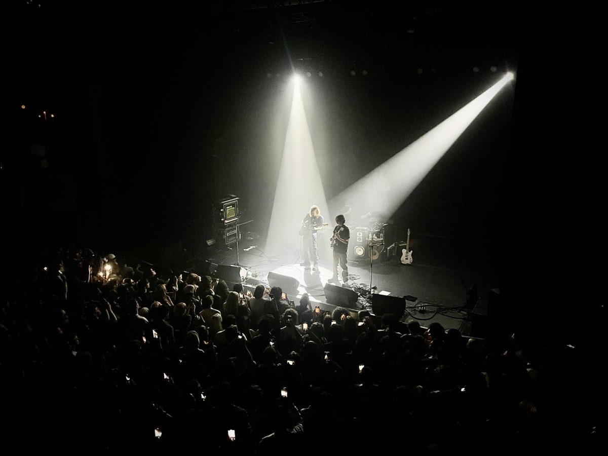 Mk.gee performs his song "Candy" from his latest album 'Two Star and The Dream Police' for the second time in one night during his show at The Vic Theatre in Chicago on Thursday, Oct. 3, 2024.