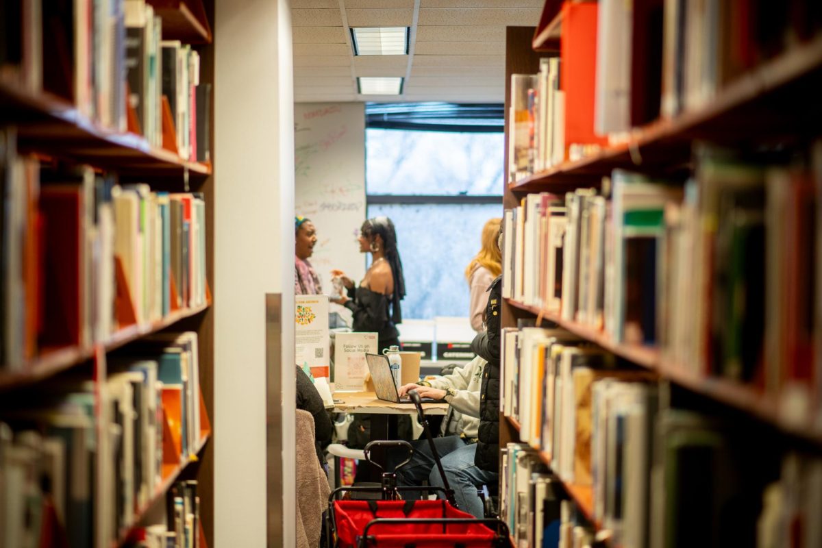 Students study and read together in the library located at 624 S. Michigan Ave. on Thursday, Dec. 5, 2024.