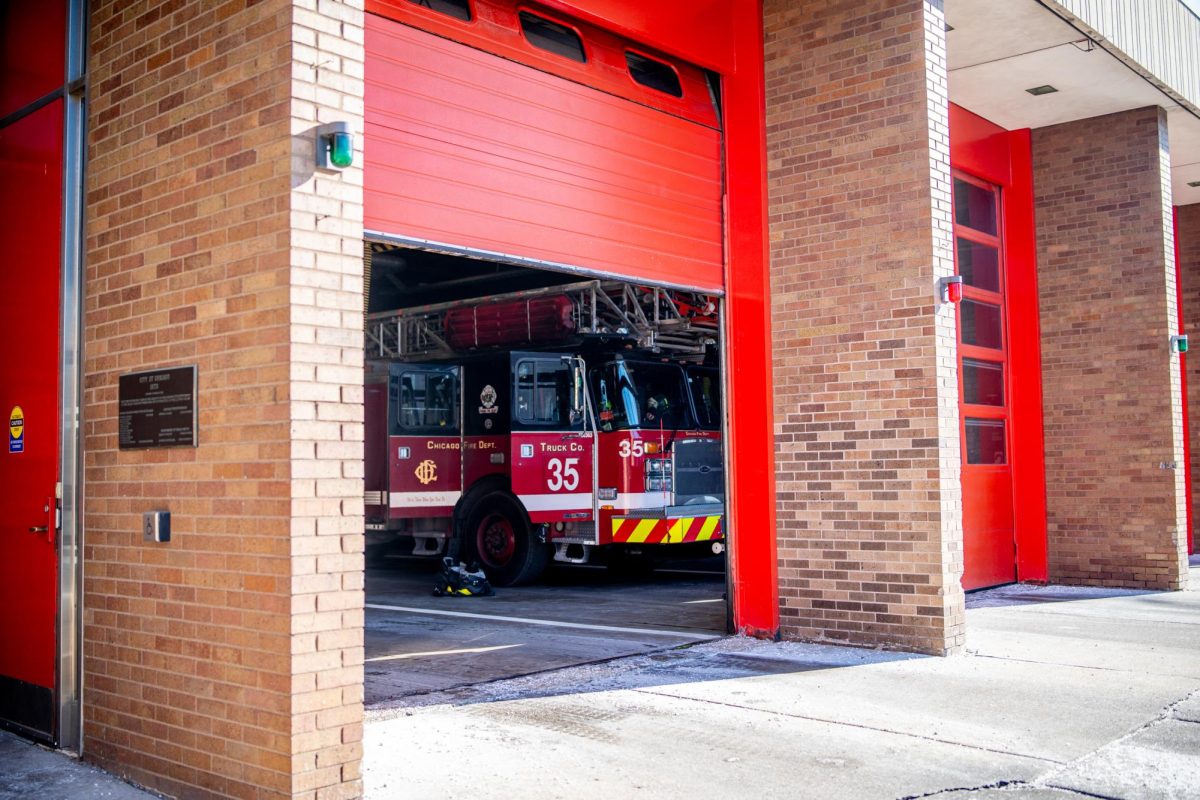 Chicago Fire Department Engine 76, Truck 35, in Humboldt Park at 1747 N. Pulaski Rd. on Wednesday, Jan. 22, 2025.